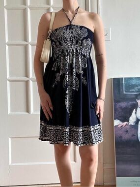 Navy Blue Candy Couture Dress